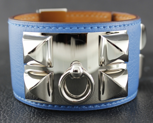 (image for) LIKE NEW Hermès Collier de Chien Palladium Bracelet